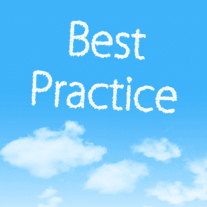 Best practice written in the clouds