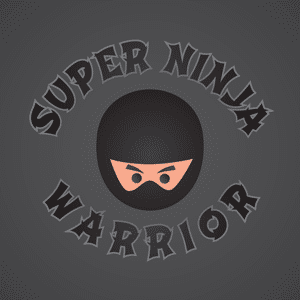 Ninja Warrior design illustration