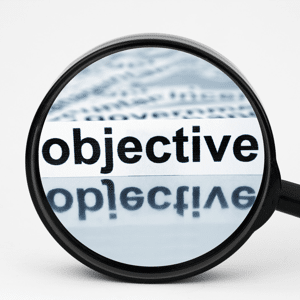 Magnifying the word Objective