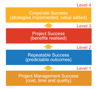 Project Management Maturity Matrix Diagram